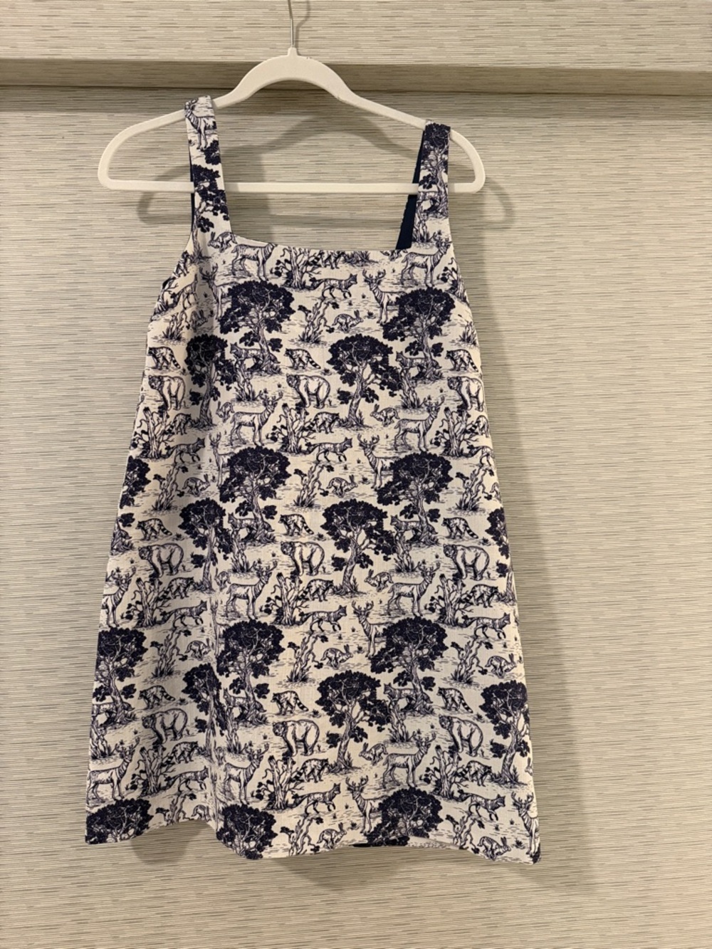 Hyacinth House Navy Toile Pattern Sundress - Classic Summer Dress